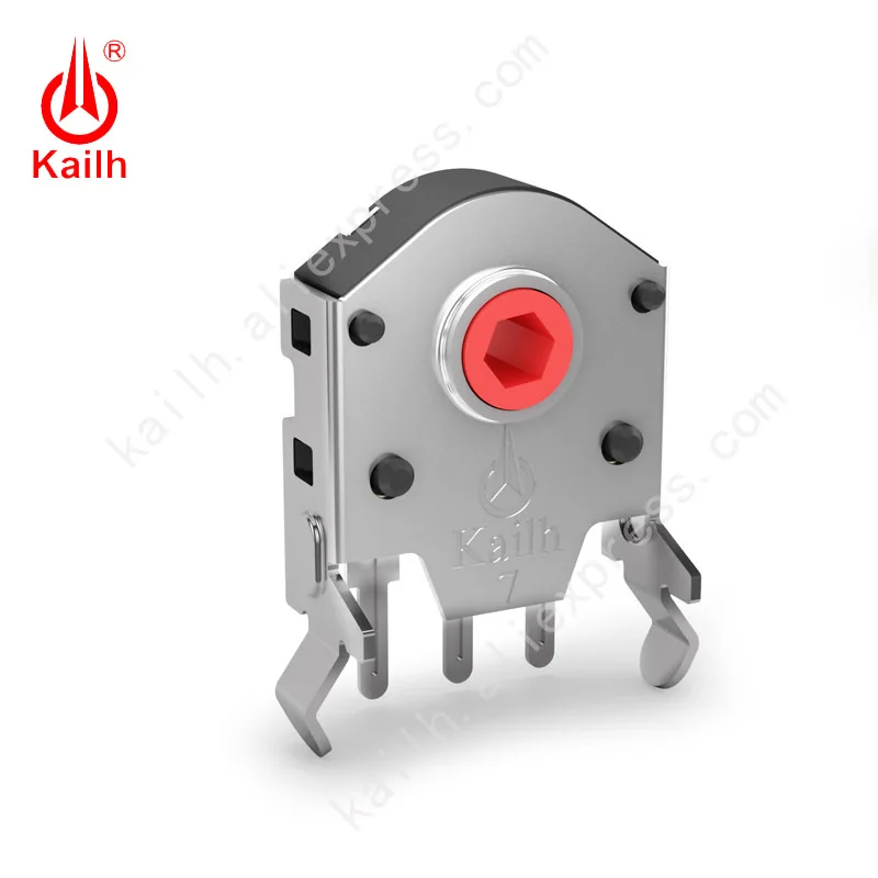 Kailh5/7/8/9/10/11/12mm Rotary Mouse Scroll Wheel Encoder with 1.74 mm hole mark,20-40g force for PC Mouse