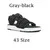 Gray-black 43 Xiao mi FREETIE/сандалии с изогнутым волшебным ремнем; нескользящая Мягкая Обувь с пряжкой; пляжная обувь для отдыха на открытом воздухе; Летняя мужская домашняя обувь - Цвет: Gray-black 43