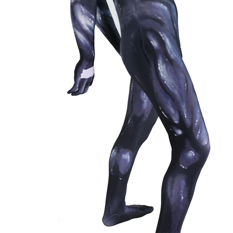 Костюм Venom для косплея Человек-паук Zentai Vestito делла Пелле Stretto Abiti спандекс Tuta лайкра полный тело Tuta di Хэллоуин