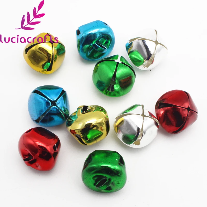 Lucia crafts 12 шт 20 мм Jingle подвески для колокольчиков подвесные Рождественские елки вечерние DIY ремесла Декоративные аксессуары H0106