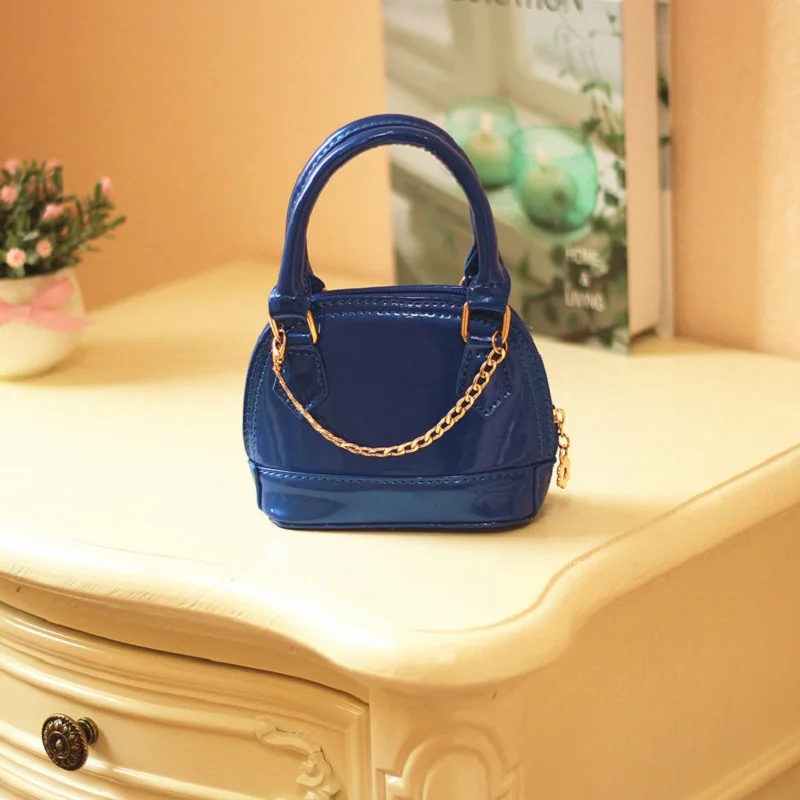 Детские сумки принцессы из искусственной кожи модные через плечо с цепочкой