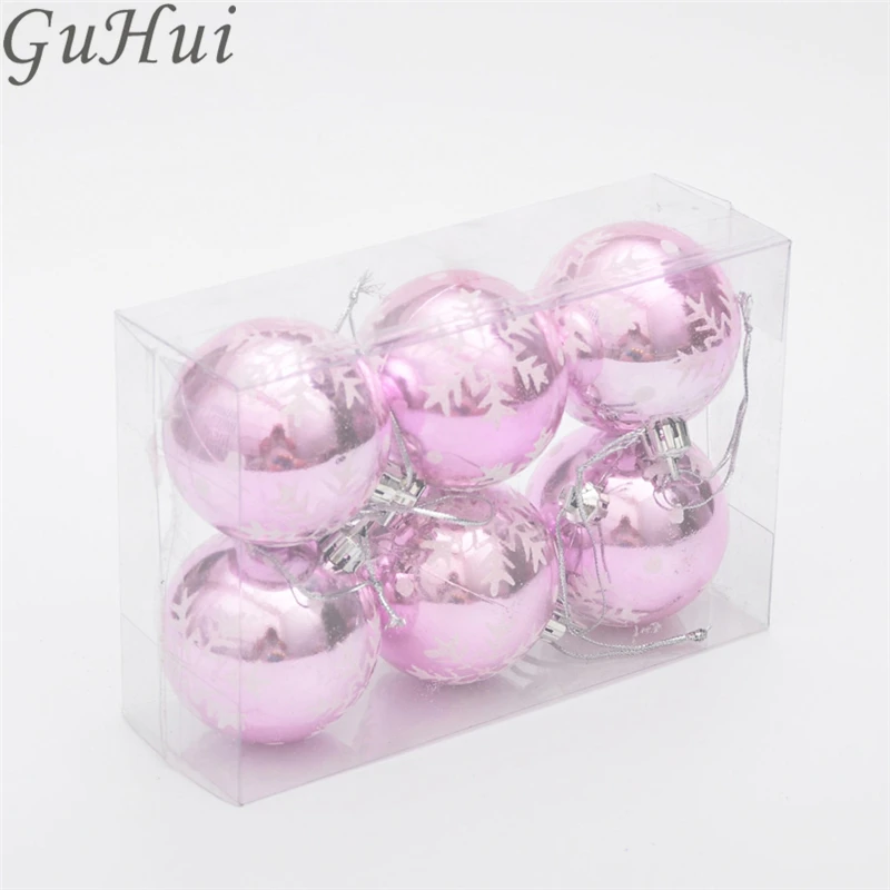 Белый Снежинка цвет рисунок висячие украшения шар Рождество Домашняя вечеринка