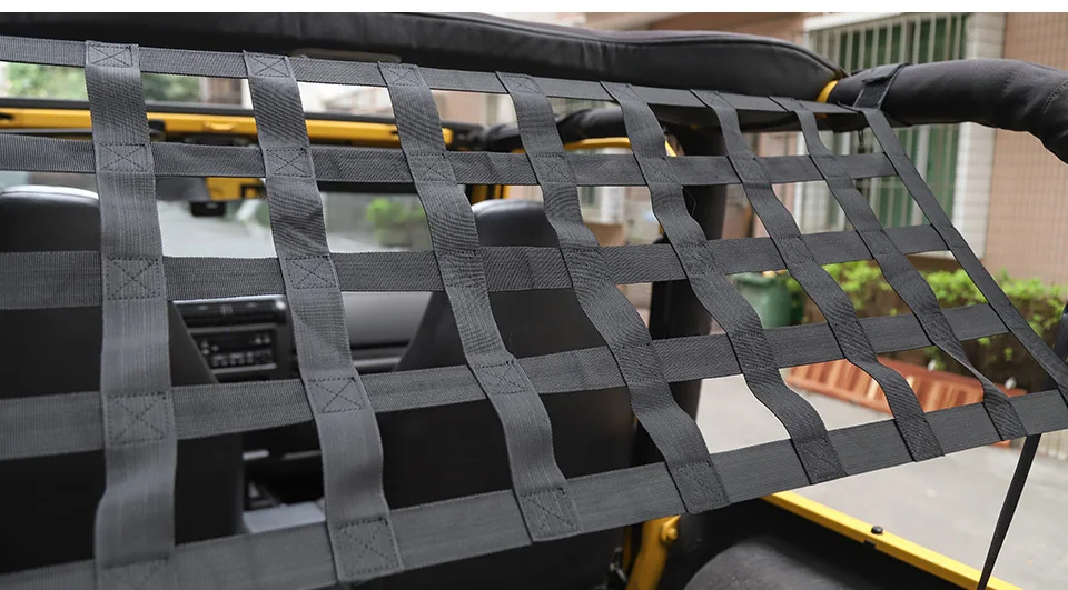 SHINEKA красный гамак на крышу для Jeep Wrangler YJ TJ JK JKU 1987- 4 двери 2 двери водонепроницаемый автомобильный гамак для кровати авто товары