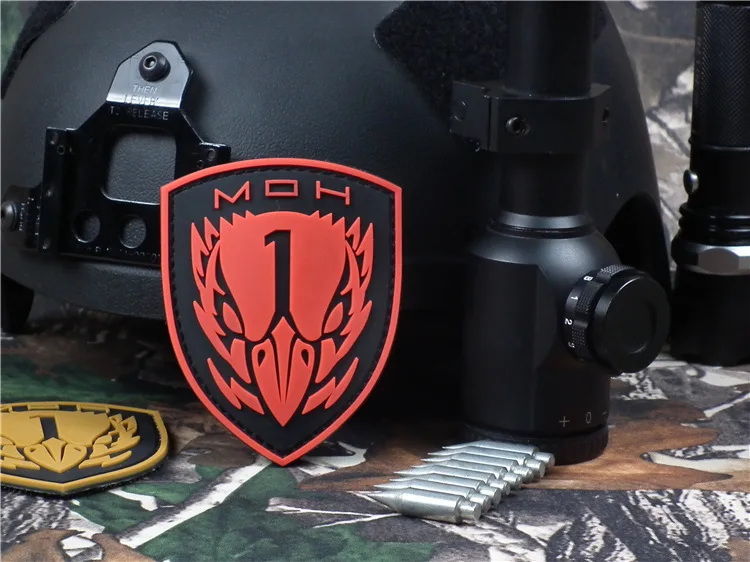 Медаль почета Патчи ПВХ военный MOH warfighter промо blackbird патчи крюк боевой