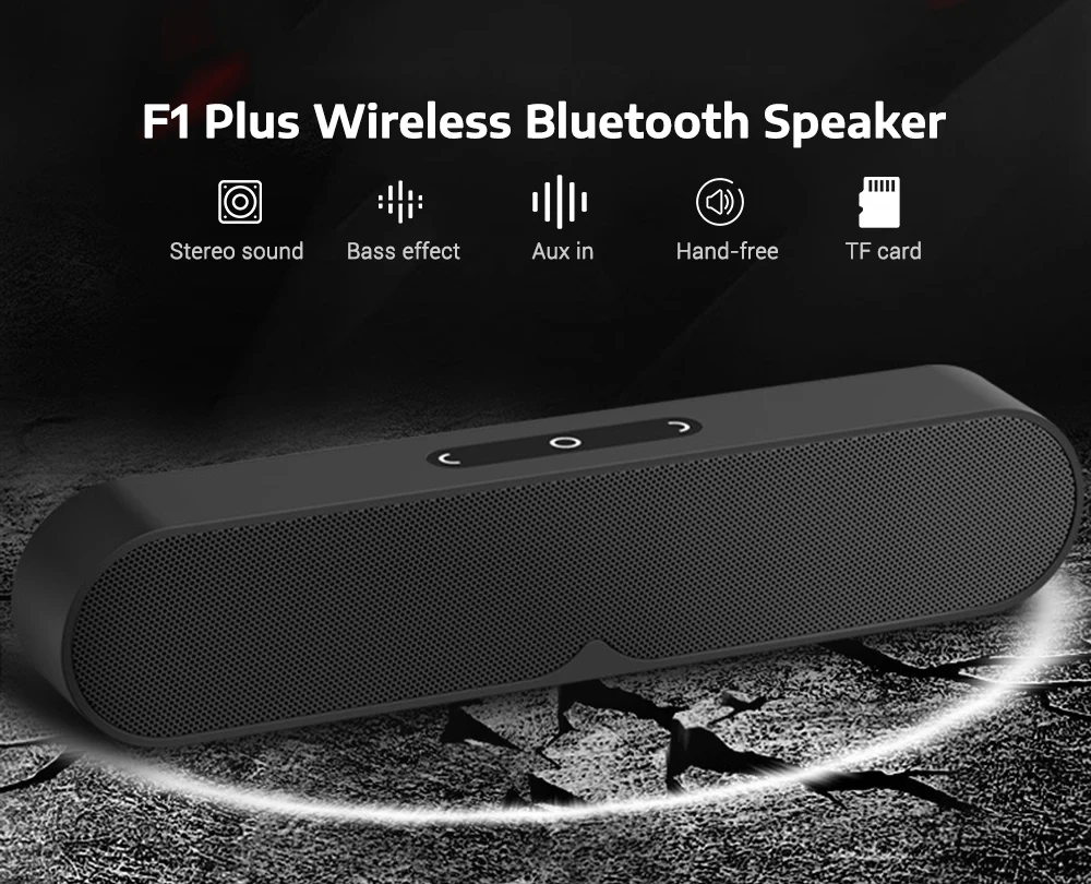 F1 Plus портативные колонки Smart Touch беспроводной динамик Bluetooth V4.2 стерео супер бас