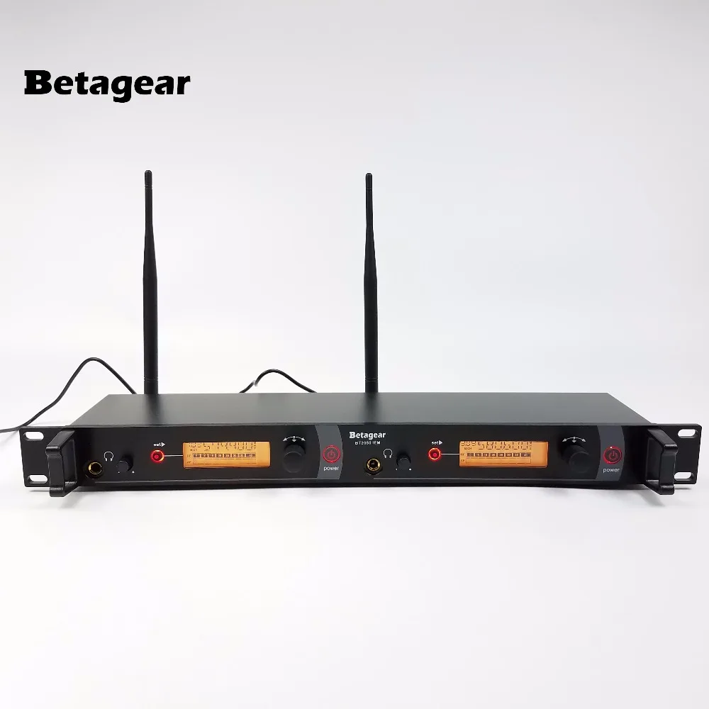 저렴한 Betagear-SR2050 IEM 전문가 용 Uhf 무선 인이어 모니터, 뮤지션 및 가수 용 1 Uhf 송신기 바디팩 7 수신기