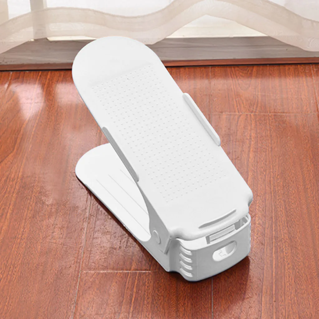 Прочный регулируемый органайзер для обуви подставка компактный шкаф стенд