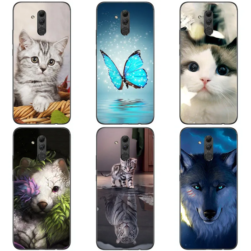 Чехол Cartooon для Huawei Mate 20 Lite чехлы Mate20 чехол из ТПУ мягкая силиконовая сумка |