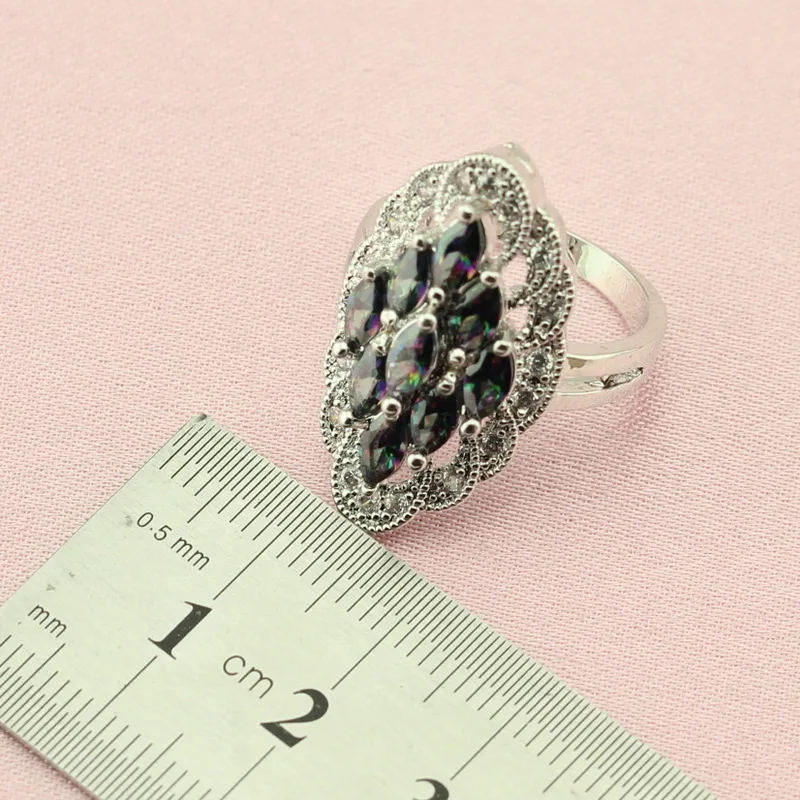 Женский ювелирный комплект из колье серёг кольца и браслета | Украшения