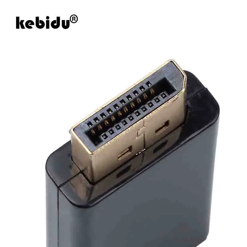 Kebidu 1080P HDTV DVD-порт дисплея DP штекер-HDMI-совместимый гнездо конвертер кабель адаптер