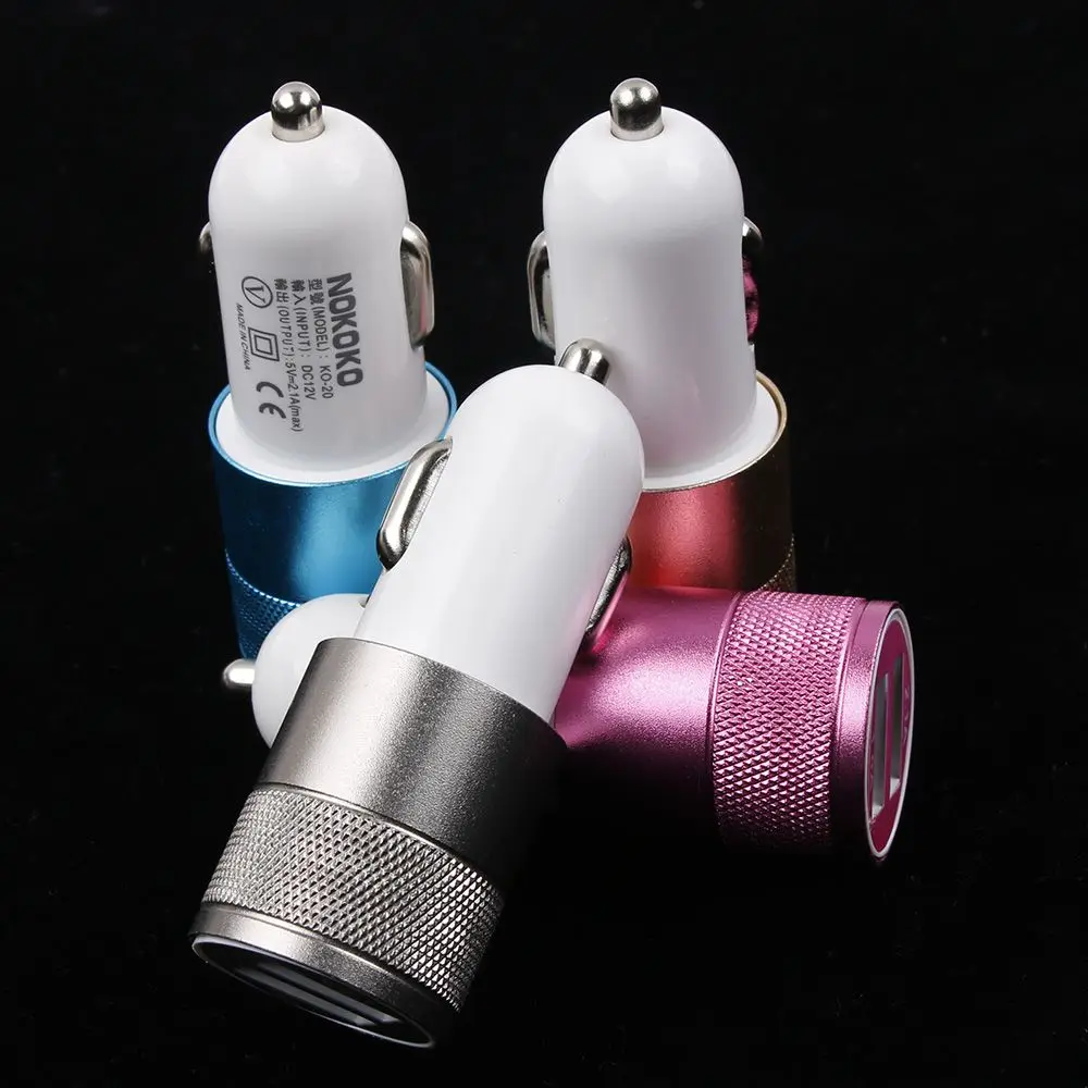 Автомобильное зарядное устройство USB цифровой дорожный адаптер для смартфона