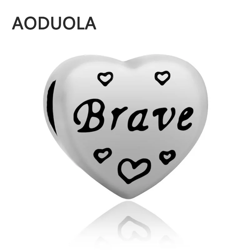 2 шт. в партии нержавеющая сталь форме сердца с буквенными бусинами сделай сам