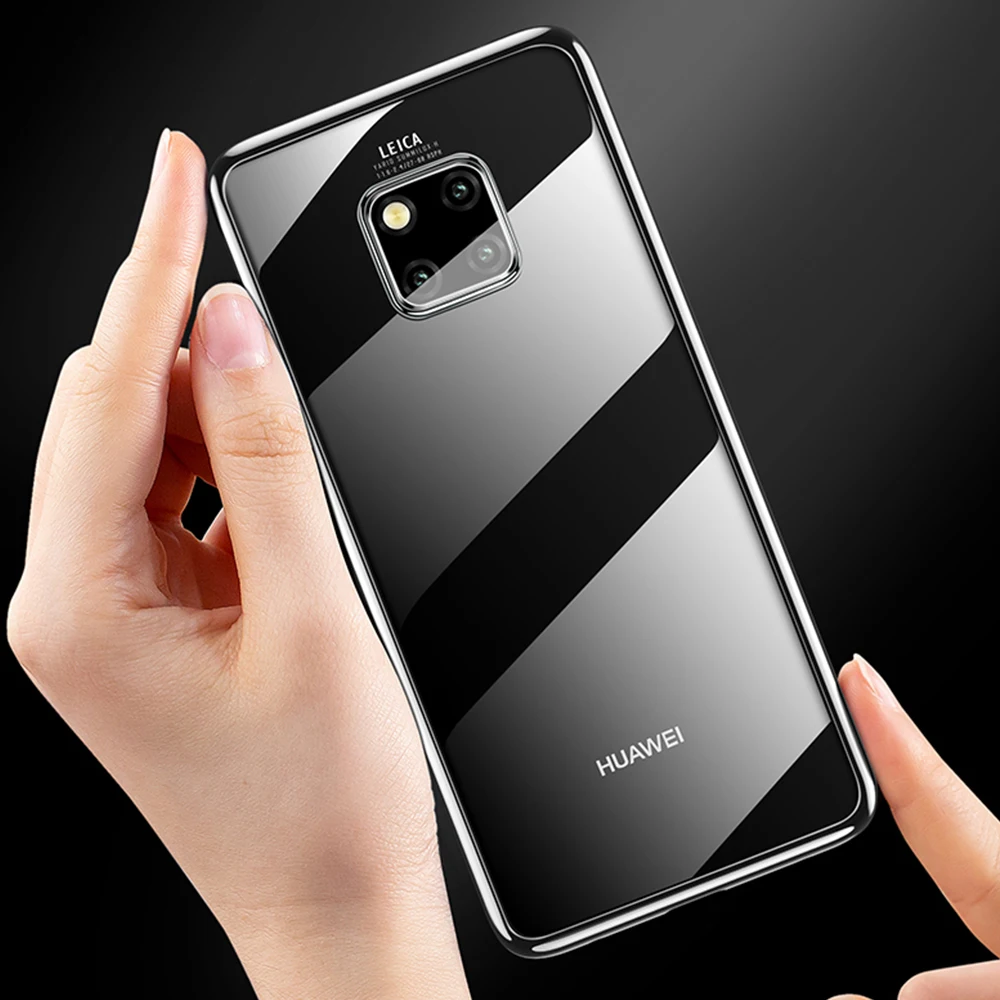 Transparent Phone Cover Case For Huawei P8 P9 P10 P20 P30 Lite Pro Plus Mate 7 8 9 10 20 X Soft TPU Clear Cute |