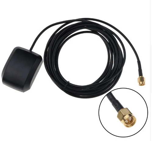 Усиленный сигнал GPS приемник Антенна SMA Conector 3 метра 1575 42 MHz Мотоцикл Авто