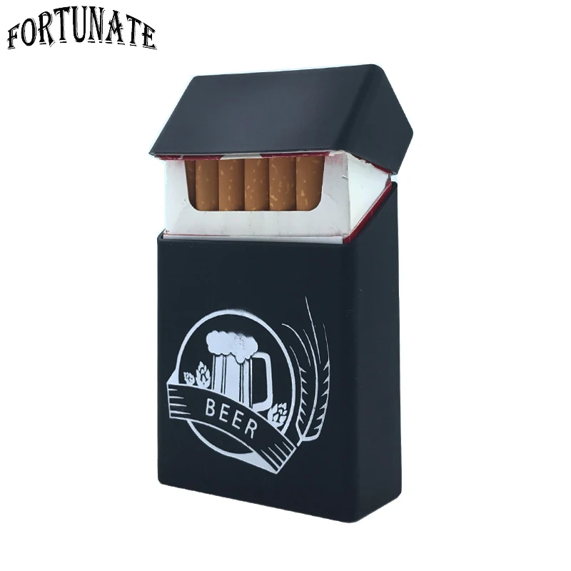 Новая чашка торты стиль черный держать 20 силиконовый портсигар Модный чехол