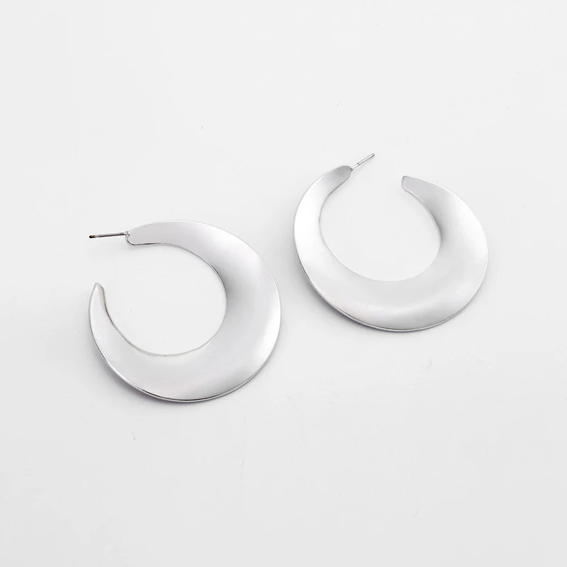 Women's Hoop Earrings Zinc Alloy Metal Classic Silver Small Round Gold Wedding Party Earring | Украшения и аксессуары
