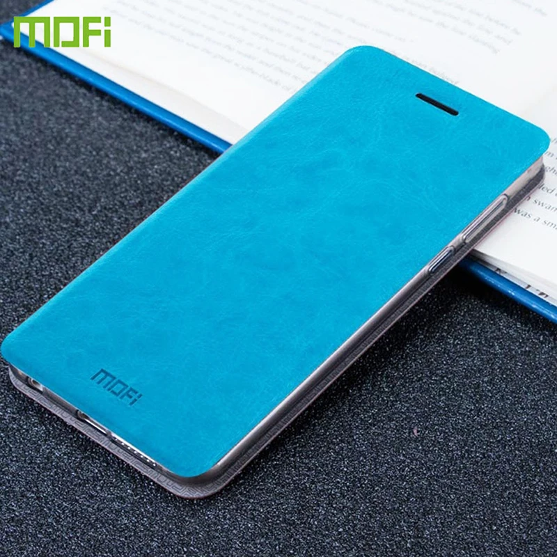 MOFI для Xiaomi Redmi 4 Чехол 5,0 дюймов Xioami Redmi 4 Флип кожаный чехол тонкий силиконовый чехол для Redmi 4 Чехол