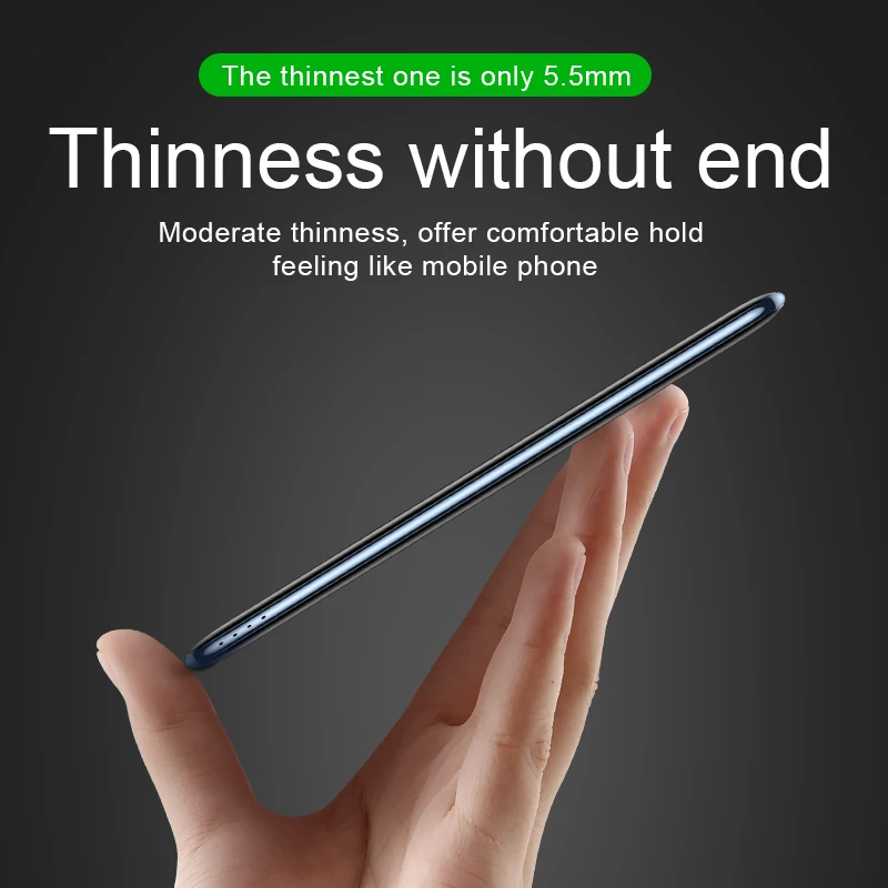Тонкий внешний аккумулятор Baseus, 10000 мА/ч, Тип C, PD, быстрая зарядка для iPhone 11 Pro Max, портативный внешний аккумулятор, внешний аккумулятор, зарядное устройство