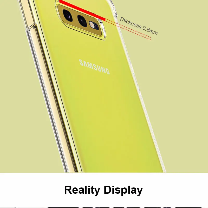 HUKU 3D прозрачный чехол для телефона для samsung Galaxy S10 S9 S8 Plus S7 S10e Note 10 8 9 чехол s Мягкий ТПУ силиконовый чехол для samsung S10+ S9
