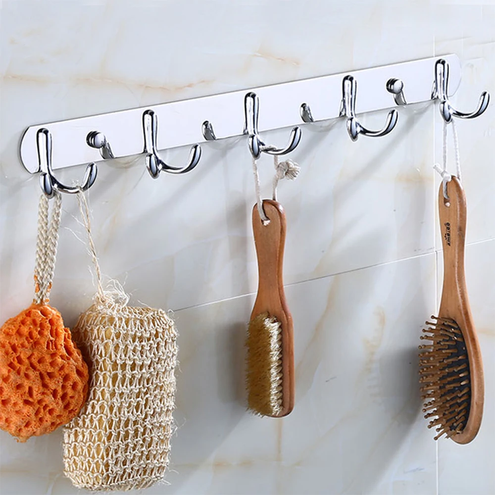Вешалка для полотенец вешалка одежды настенное крепление сверхмощный крючок из