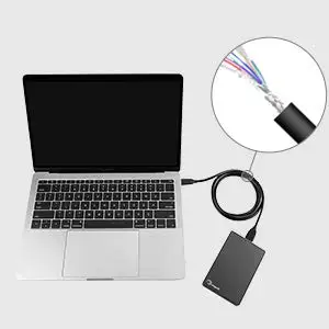 USB C к Micro-B 3,0(Gen2/10G), USB 3,1 type C кабель совместим с MacBook(Pro), Внешний Жесткий драйвер, Galaxy S8/S9/S10, e