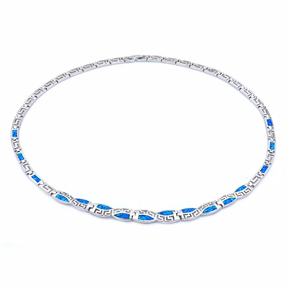 2017 Summer New Arrival Ocean Blue Opal Choker Necklace Jewelry | Украшения и аксессуары