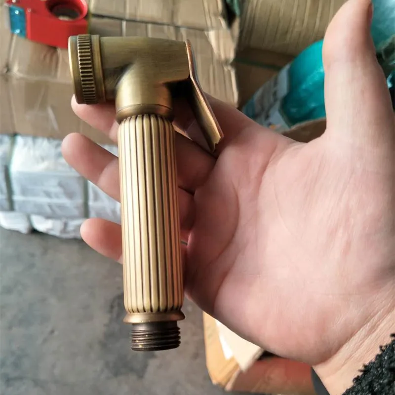 Античное Латунное биде для душа одиночное холодное ванной комнаты маленькая