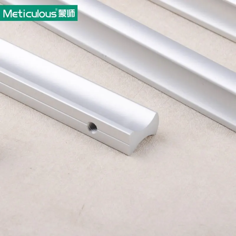 Тщательно алюминиевая дверная ручка матовая кухонный комод ручки для шкафа