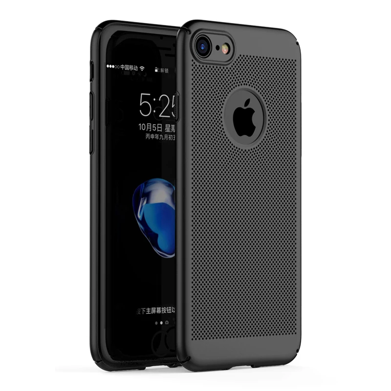 iPngve Heat dissipation Design Anti-knock Case For iPhone 7 Plus 6 6S Phone Bag Hard PC Coque Fundas |