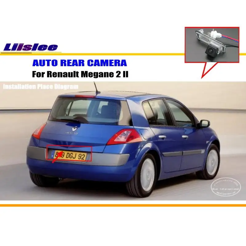 

For Renault Megane 2 II Car Rearview Rear View Camera Parking RCA NTST PAL AUTO HD CCD CAM Accessories Kit