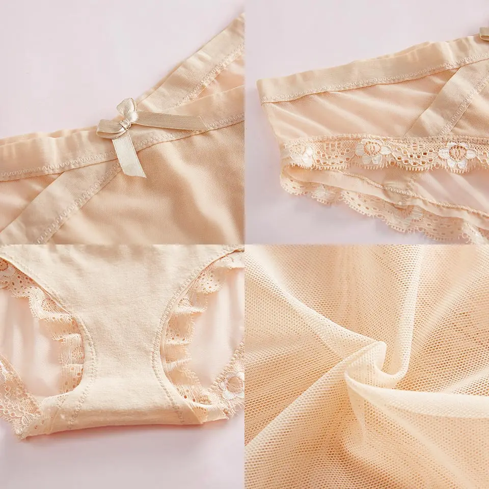 3 шт. сексуальные кружевные трусики для женщин нижнее белье с низкой посадкой