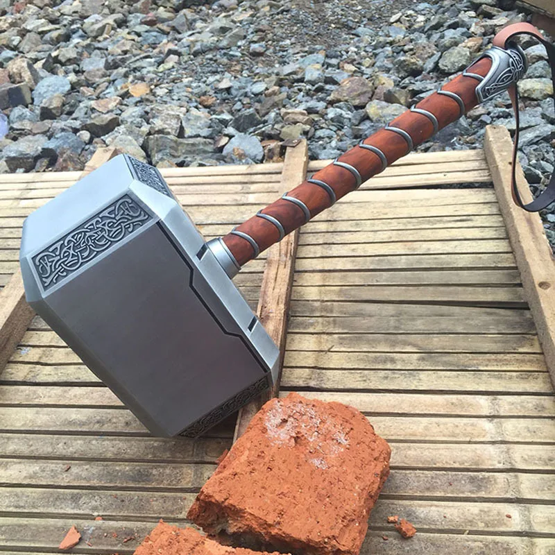 44 см Молот Тора мьельнир фигурка молотка куклы металлическая Коллекционная