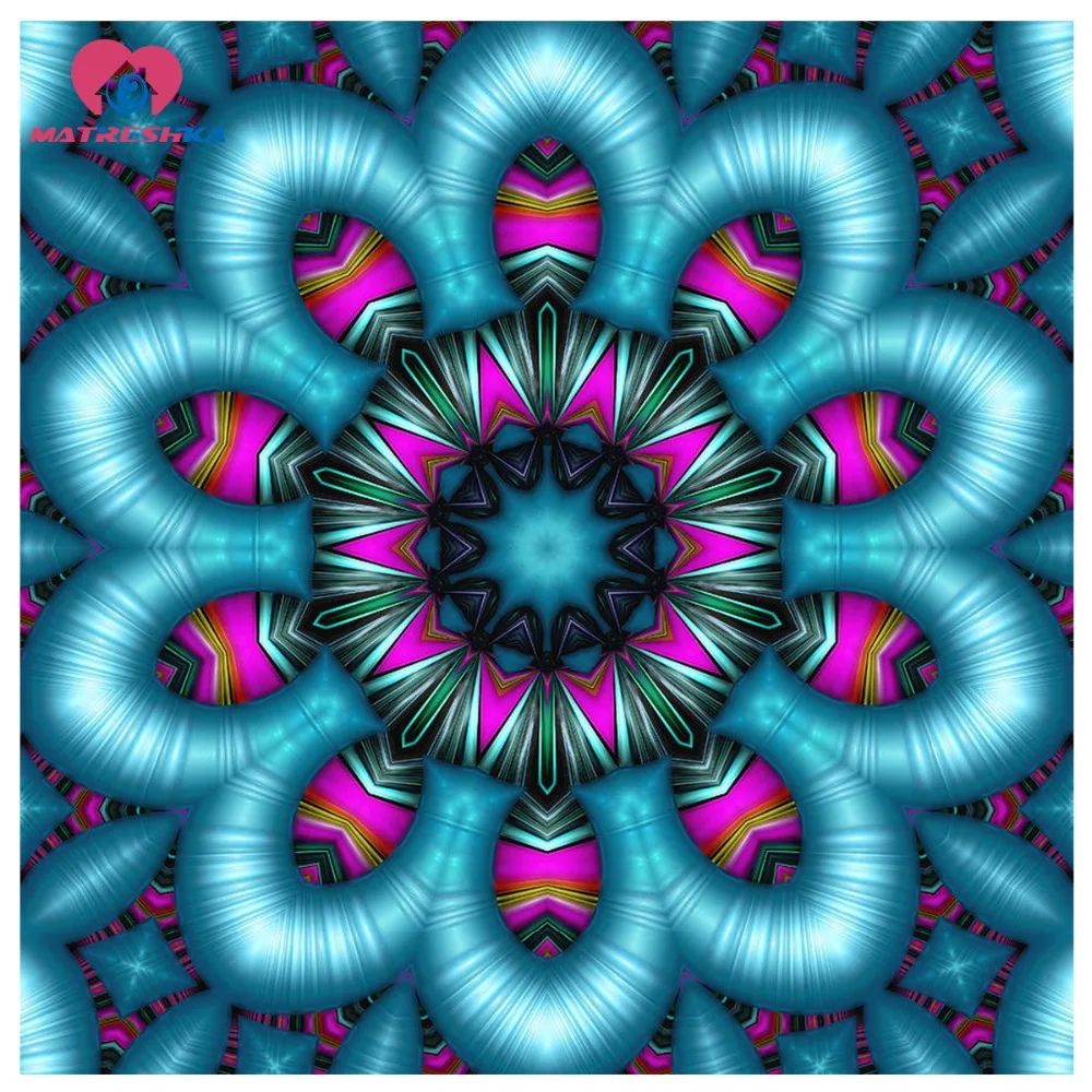 DIY Алмазная вышивка крестиком на рисунке Религия Мандала декоративная живопись