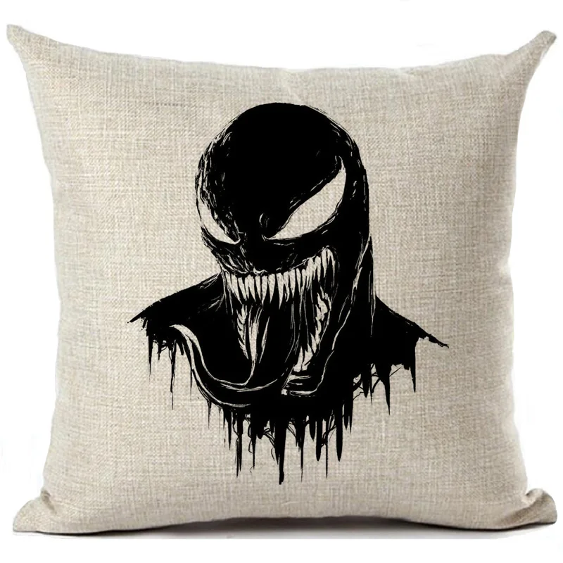 Чехол на подушку Venom Льняные декоративные подушки для дивана 45*45 см|Наволочки| |