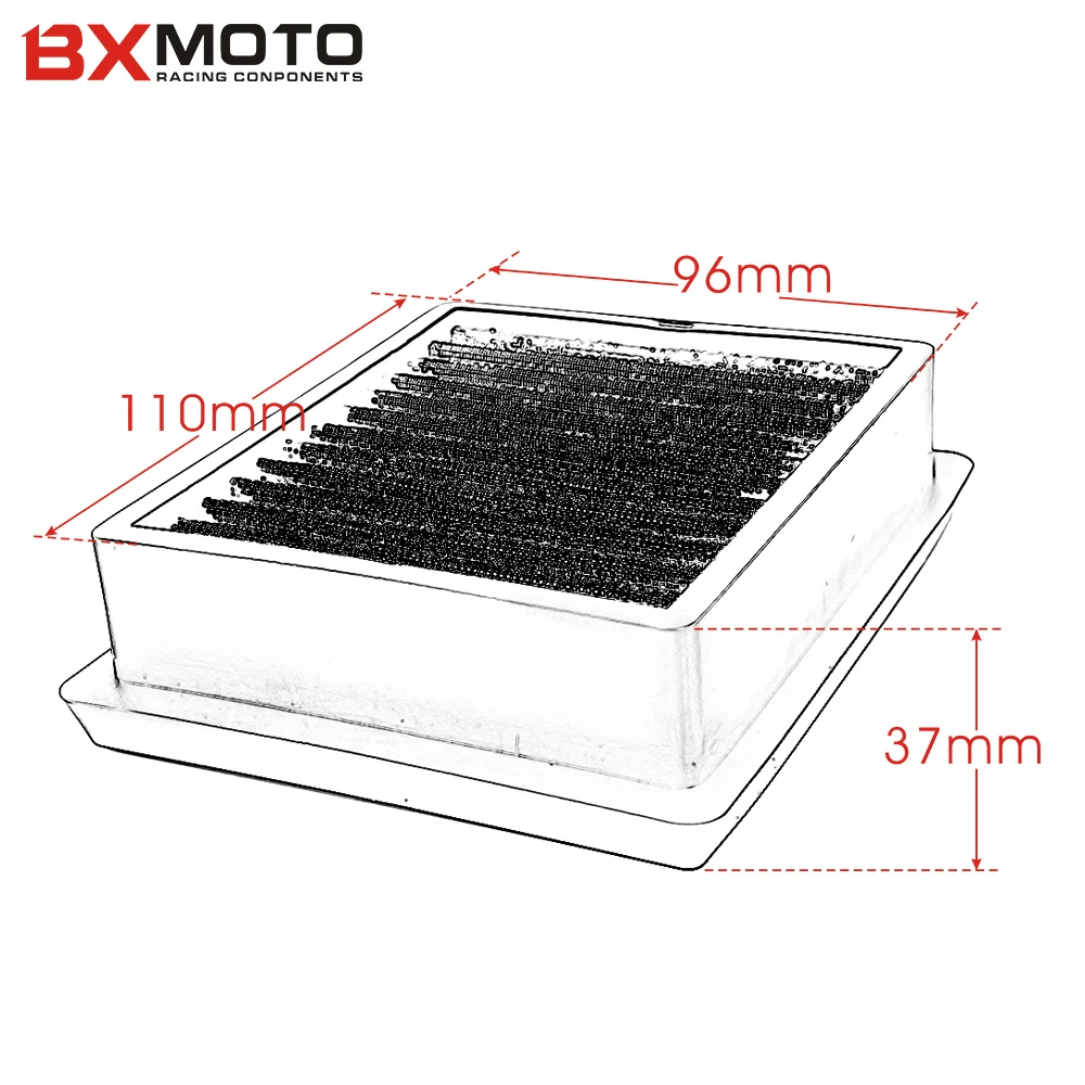 Новые Мотоциклетные аксессуары мотоцикл воздушный фильтр высокого потока