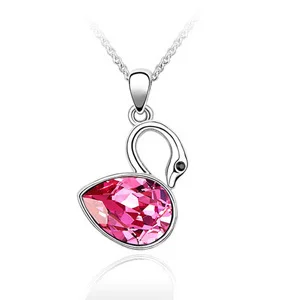 

New Choker Pendant Necklace Chain Made With Swarovski Elements Crystals For Party Wedding Fashion Statement Jewelry Accessorie