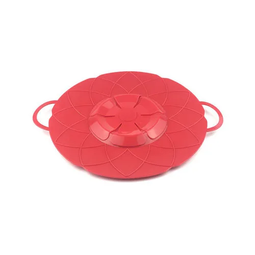RED-1 Силиконовая крышка для кастрюли, кастрюли, кухонные аксессуары, кухонные принадлежности, кухонная посуда с цветами, аксессуары для дома и кухни, гаджеты - Цвет: RED-1