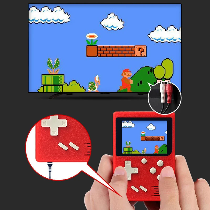 Ретро классический детский ручной игровой плеер литиевая батарея 2 4 &quotЖК