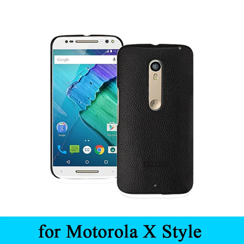 Высококачественный чехол для задней панели телефона из натуральной кожи Motorola Moto