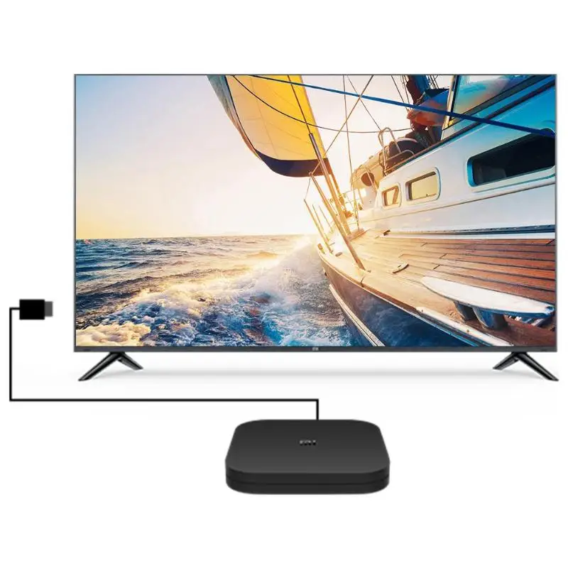 Xiaomi Mi ТВ приставка S 4K HDR Android 8,1 Ultra HD 2 ГБ 8 ГБ WiFi Google Cast Netflix IP tv телеприставка медиаплеер