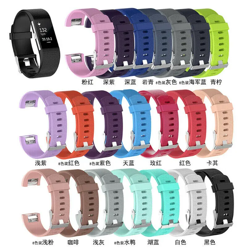 Ремешок для часов силиконовый резиновый ремешок мужчин Спорт Дайвинг черный Charge