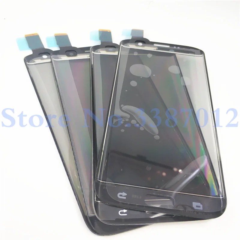 Оригинальные запасные части для samsung Galaxy S7 Edge G9350 G935 G935F сенсорный экран дигитайзер сенсор стеклянная панель