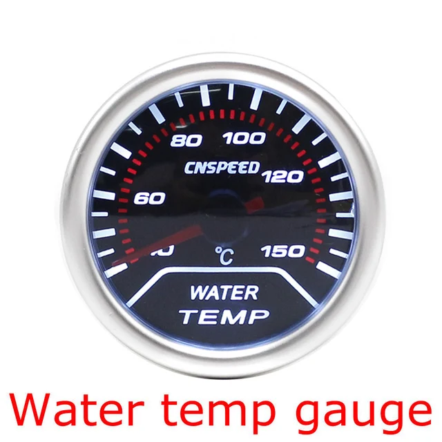 Water Temp Gauge YOMI " Калибр 52 мм Автомобильный датчик увеличения бар psi температура выхлопных газов температура воды и масла Температура масла пресс воздуха датчик топлива вольтметр Тахометр - Цвет: Water Temp Gauge