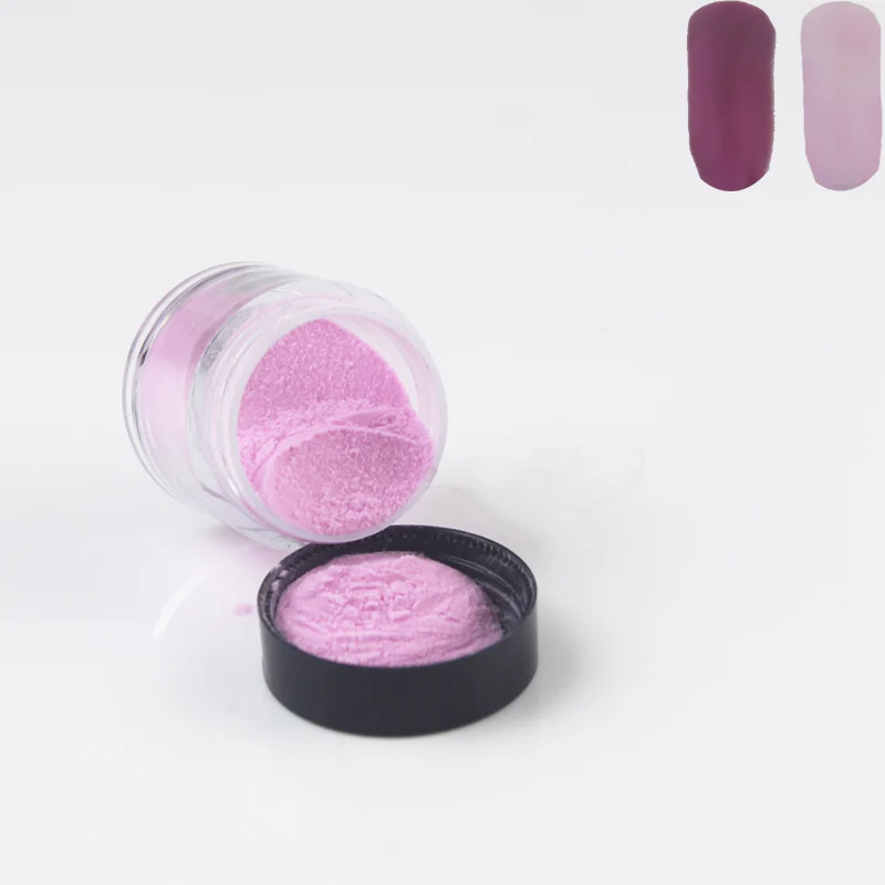 acrylic powder rose Nail Art forpretty акриловый пигмент погружающийся порошок Cameleon цвет Dip система хамелеонпигмент Unhas эффект поставки термокромический - Цвет: acrylic powder rose