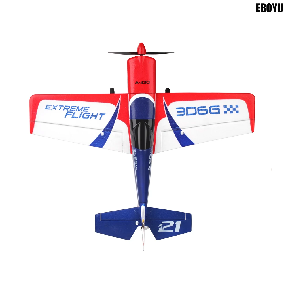 XK A430 2 4G 5CH бесщеточный двигатель 3D6G система RC самолет 430 мм размах крыльев EPS