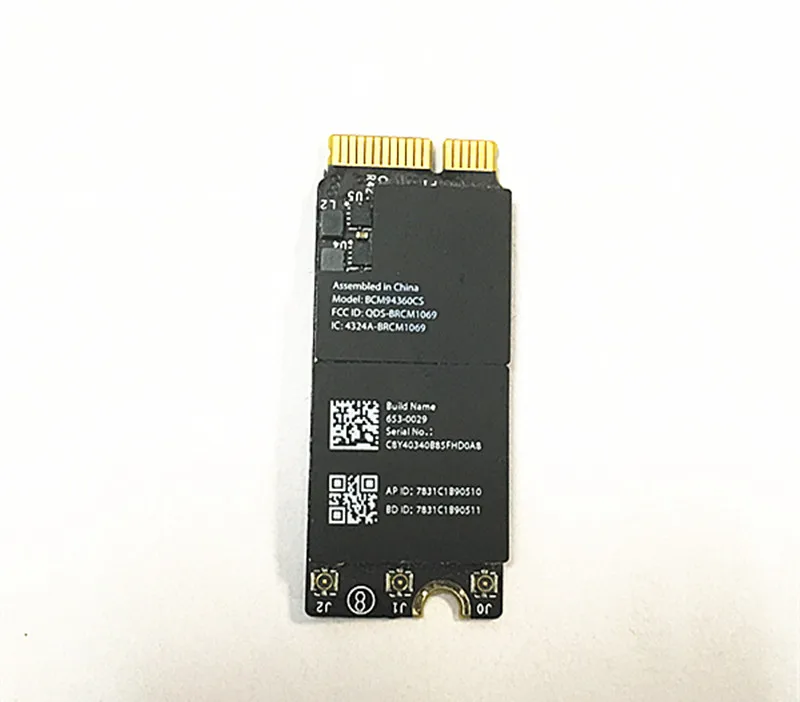 Бесплатная доставка Двухдиапазонная 802 11 AC беспроводная Wi-Fi карта BCM94360CS