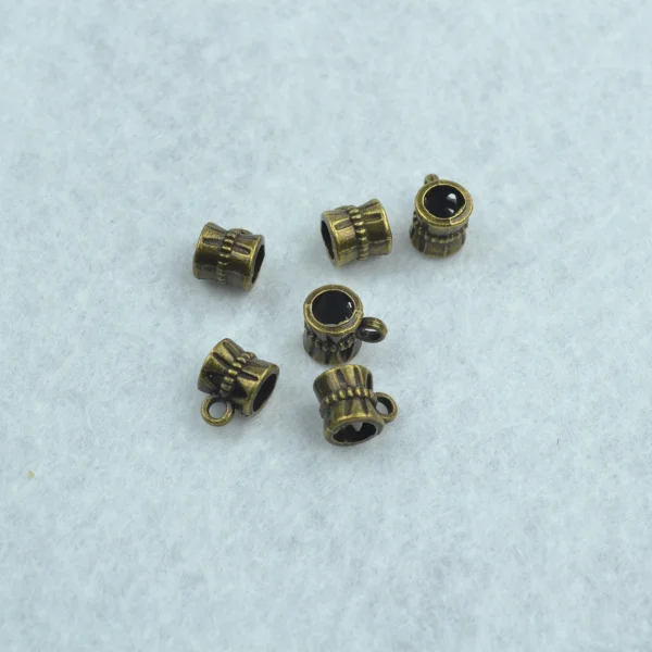 50 шт. Античная бронзовая большая бусины с отверстиями металлический соединитель свободный бисер Подходит diy