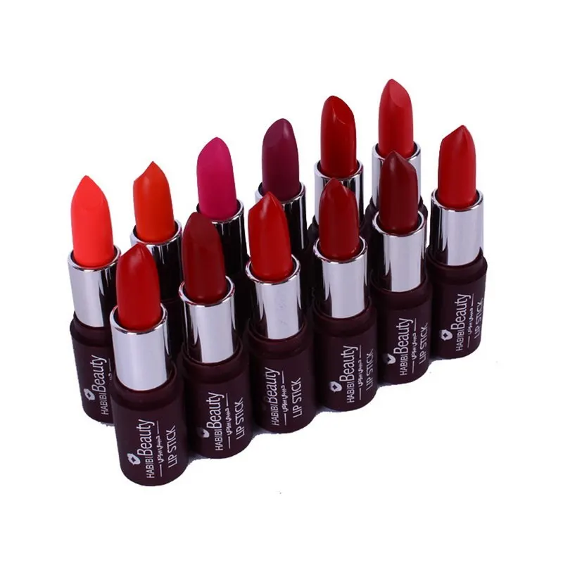 Habibi Beauty 24 Color Matte Lipstick Waterproof Long Lasting Cosmetics Nourishing Tint Nude |