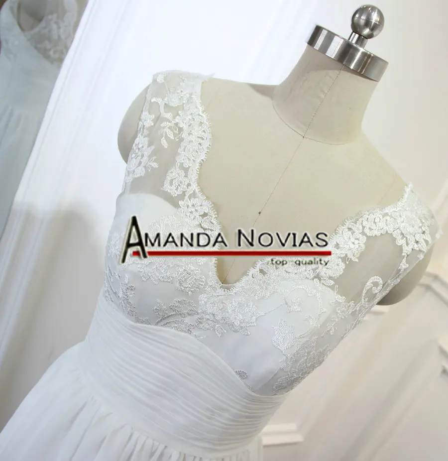 Свадебное Платье До Колена новый стиль 2019 Аманда новиас реальные фотографии |