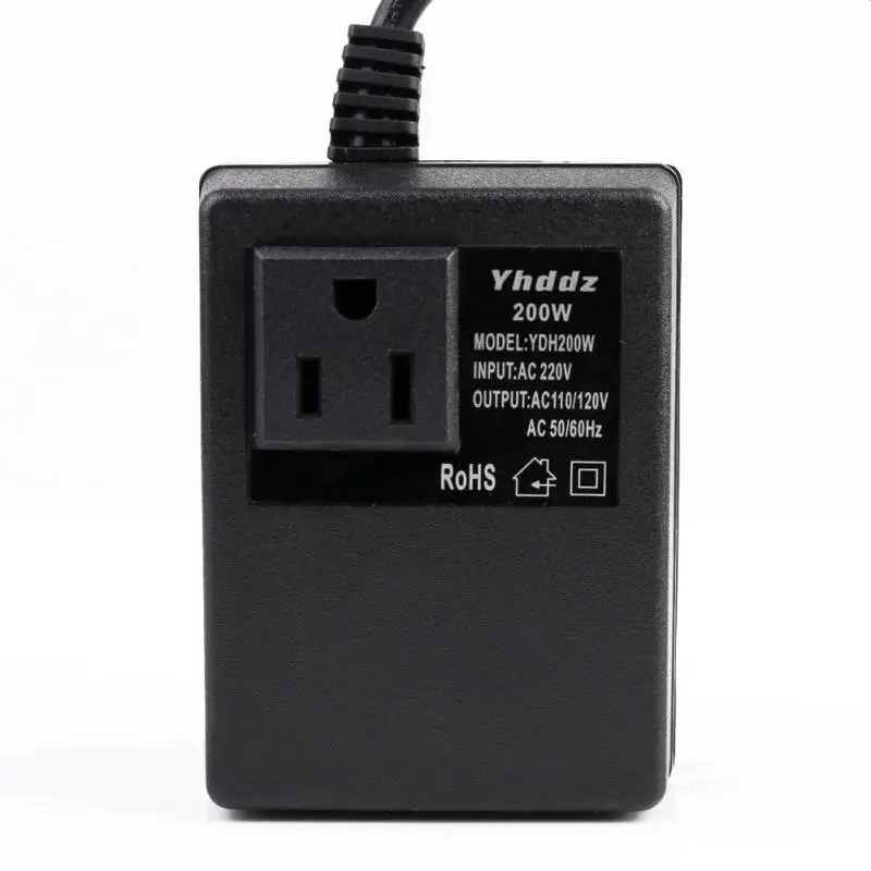 High Quality Pure Copper Wire 200W 300W AC 220V 240V To 110V 120V Step Down Travel Transformer Power Adapter Voltage Converter |